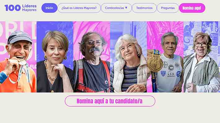 Comienza período de postulación a "100 Líderes Mayores": Quiénes pueden ser nominados